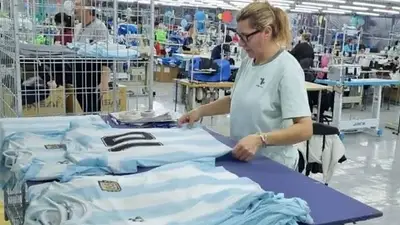La mítica camiseta del Mundial México '86 se fabrica en La Rioja La mítica camiseta del Mundial México '86 se fabrica en La Rioja