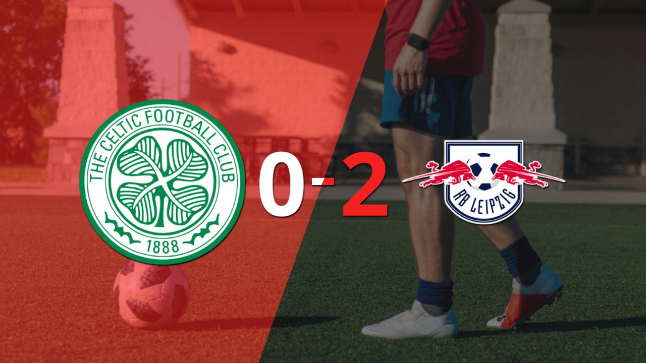 RB Leipzig fue superior y venció por dos goles a Celtic en el estadio Celtic Park