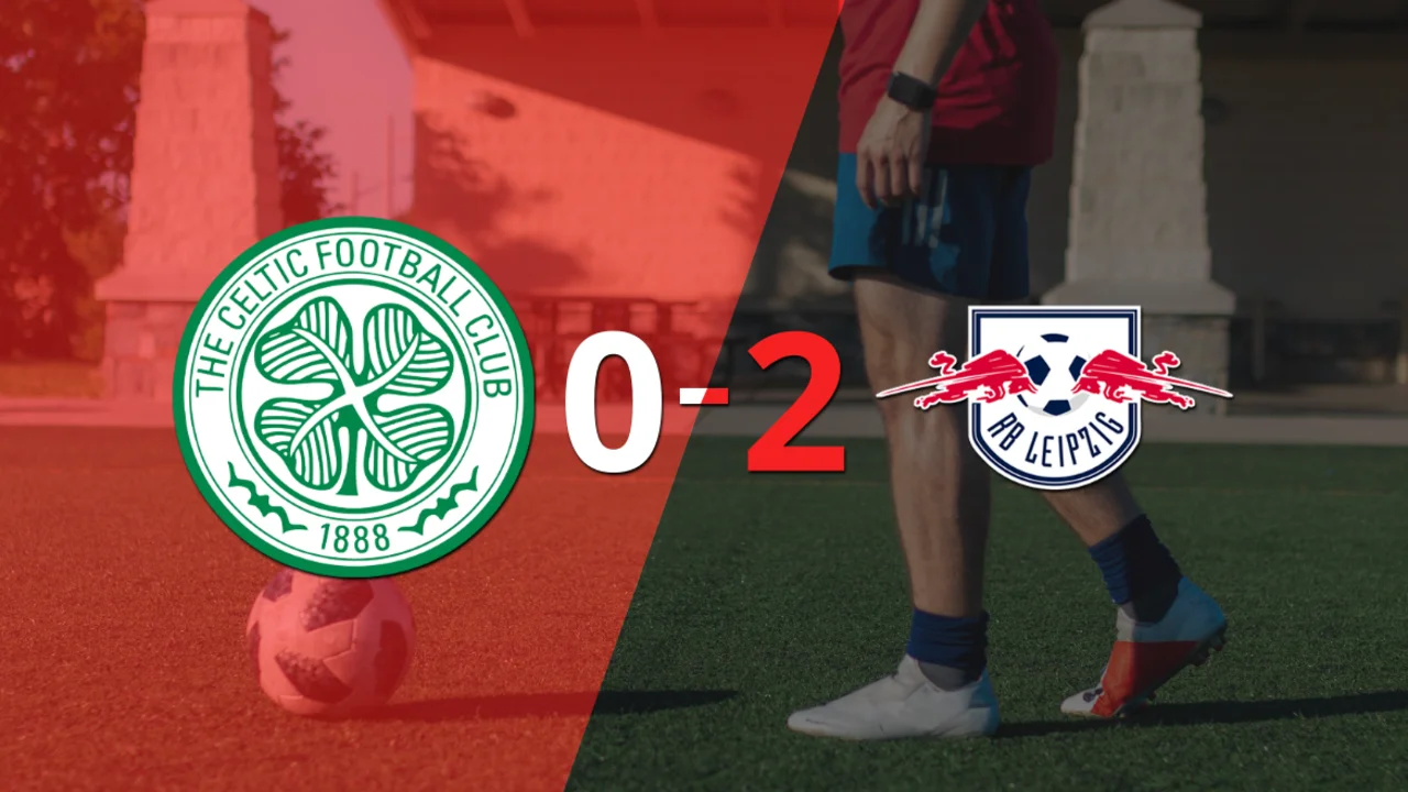 RB Leipzig fue superior y venció por dos goles a Celtic en el estadio Celtic Park