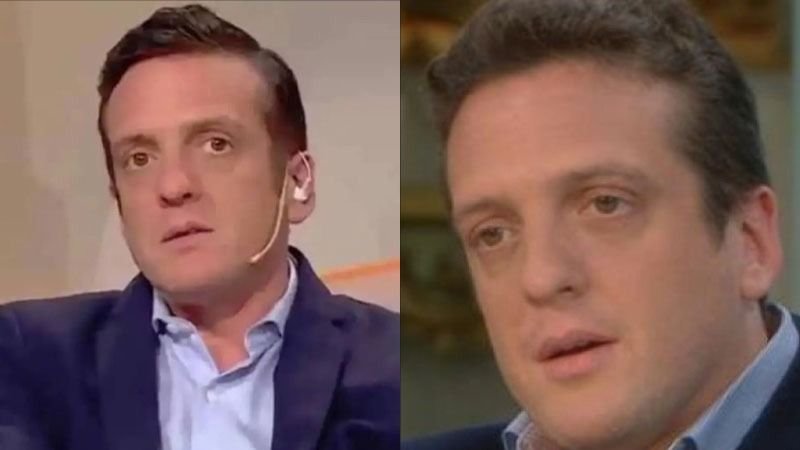 Mauro Szeta, triste y llorando