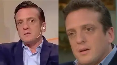 Mauro Szeta, triste y llorando Mauro Szeta, triste y llorando