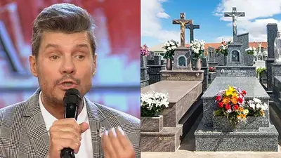 Marcelo Tinelli, cementerio Marcelo Tinelli, cementerio