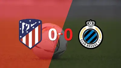 Cero a cero terminó el partido entre Atlético de Madrid y Club Brugge Cero a cero terminó el partido entre Atlético de Madrid y Club Brugge