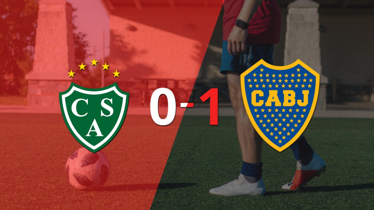 A Boca Juniors no le sobró nada, pero venció a Sarmiento en su casa por 1 a 0