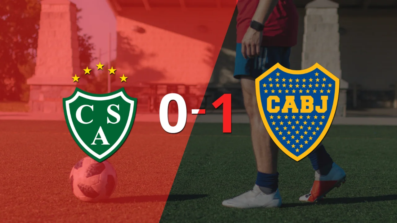 A Boca Juniors no le sobró nada, pero venció a Sarmiento en su casa por 1 a 0