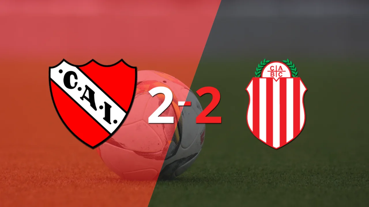 Independiente y Barracas Central igualaron por 2 en un vibrante partido