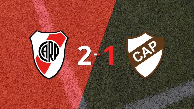 River Plate logra 3 puntos al vencer de local a Platense 2-1