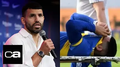 El sentido mensaje de apoyo del Kun Agüero a Rojo por su lesión en Boca: "Fuerza" El sentido mensaje de apoyo del Kun Agüero a Rojo por su lesión en Boca: "Fuerza"