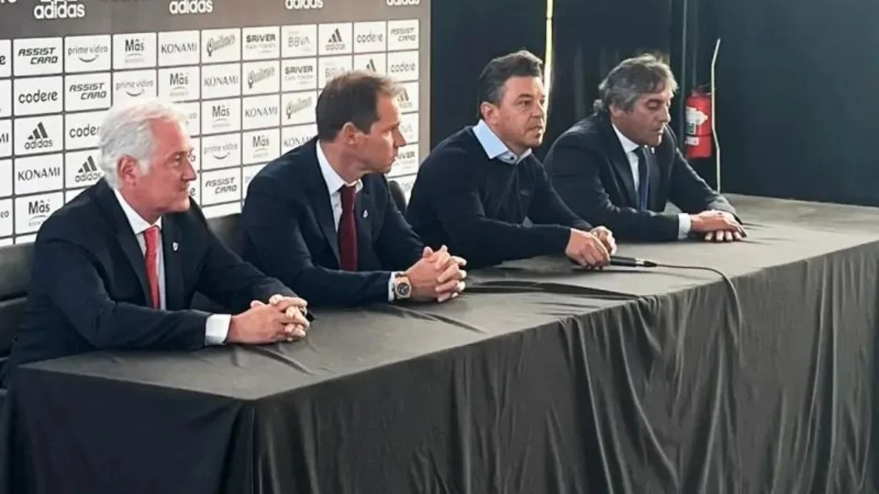 La reunión de la dirigencia de River tras el anuncio de Gallardo