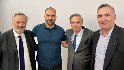 Pichetto deseó que gane Bolsonaro y se reunió con su hijo Pichetto deseó que gane Bolsonaro y se reunió con su hijo