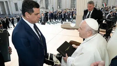 El papa Francisco recibió a director de Andis y dialogaron sobre una nueva ley de Discapacidad El papa Francisco recibió a director de Andis y dialogaron sobre una nueva ley de Discapacidad