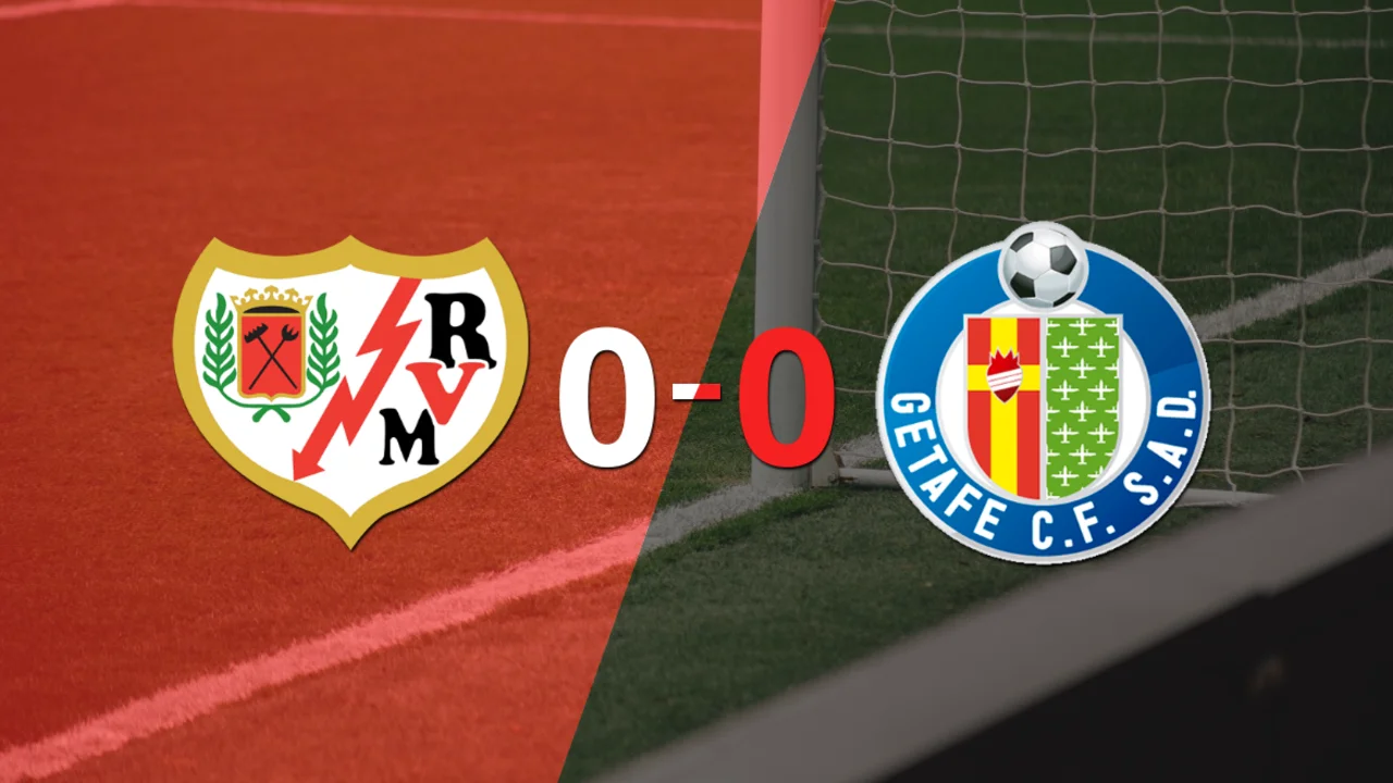 Sin goles, Rayo Vallecano y Getafe igualaron el partido