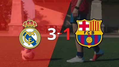 El Clásico fue para Real Madrid: venció 3-1 a Barcelona El Clásico fue para Real Madrid: venció 3-1 a Barcelona