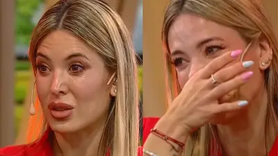 Jésica Cirio se quebró en La Peña de Morfi. Jésica Cirio se quebró en La Peña de Morfi.