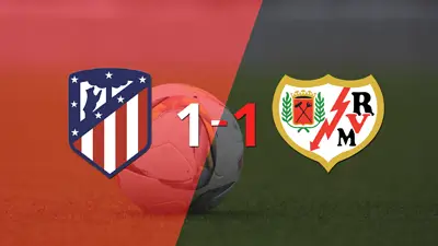Atlético de Madrid y Rayo Vallecano igualaron 1 a 1 Atlético de Madrid y Rayo Vallecano igualaron 1 a 1