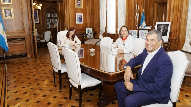 Rafael Correa y Cristina Kirchner 
