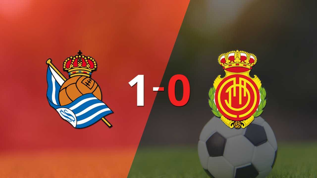 Real Sociedad venció por la mínima a Mallorca