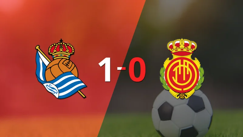 Real Sociedad venció por la mínima a Mallorca