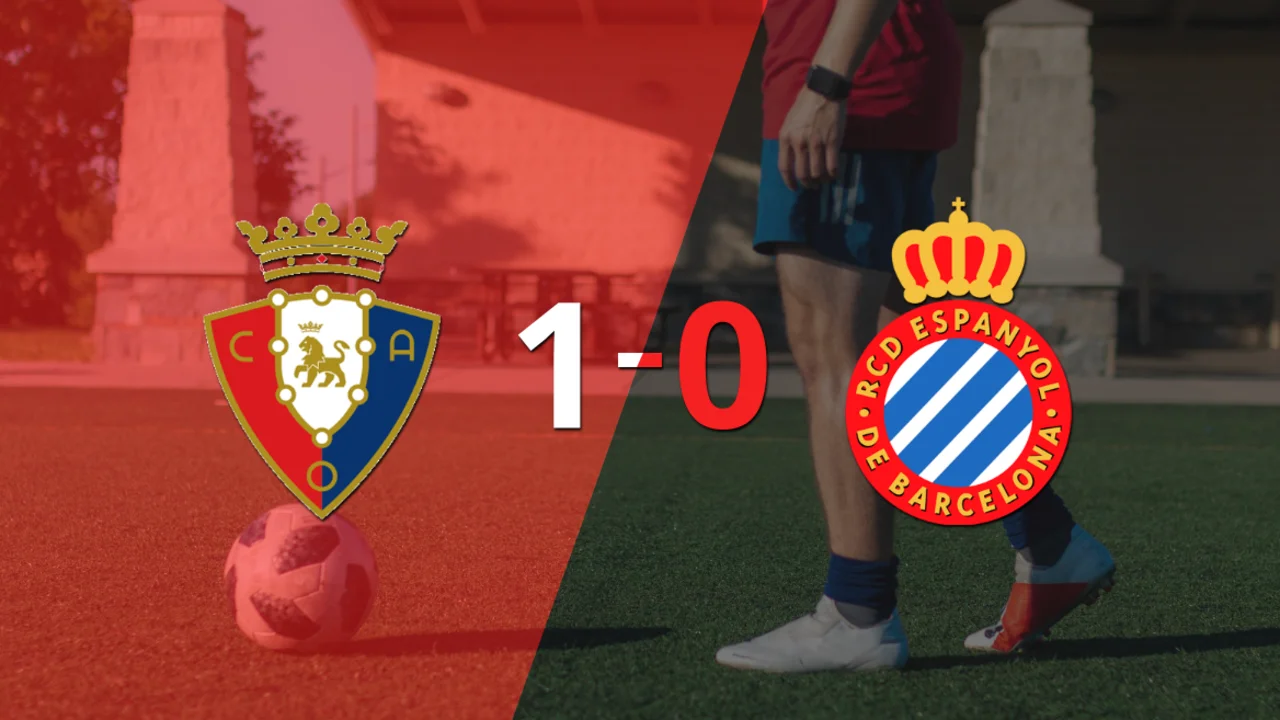Espanyol no pudo en su visita a Osasuna y cayó 1-0