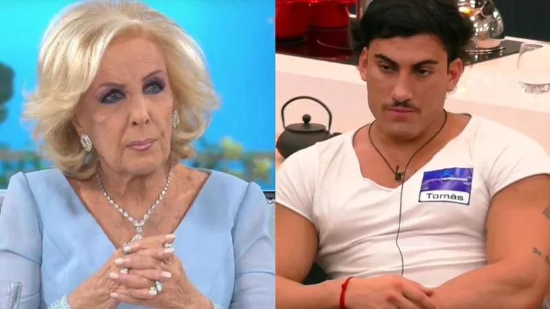 Mirtha Legrand y Tomás Holder