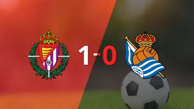Valladolid venció por la mínima a Real Sociedad Valladolid venció por la mínima a Real Sociedad