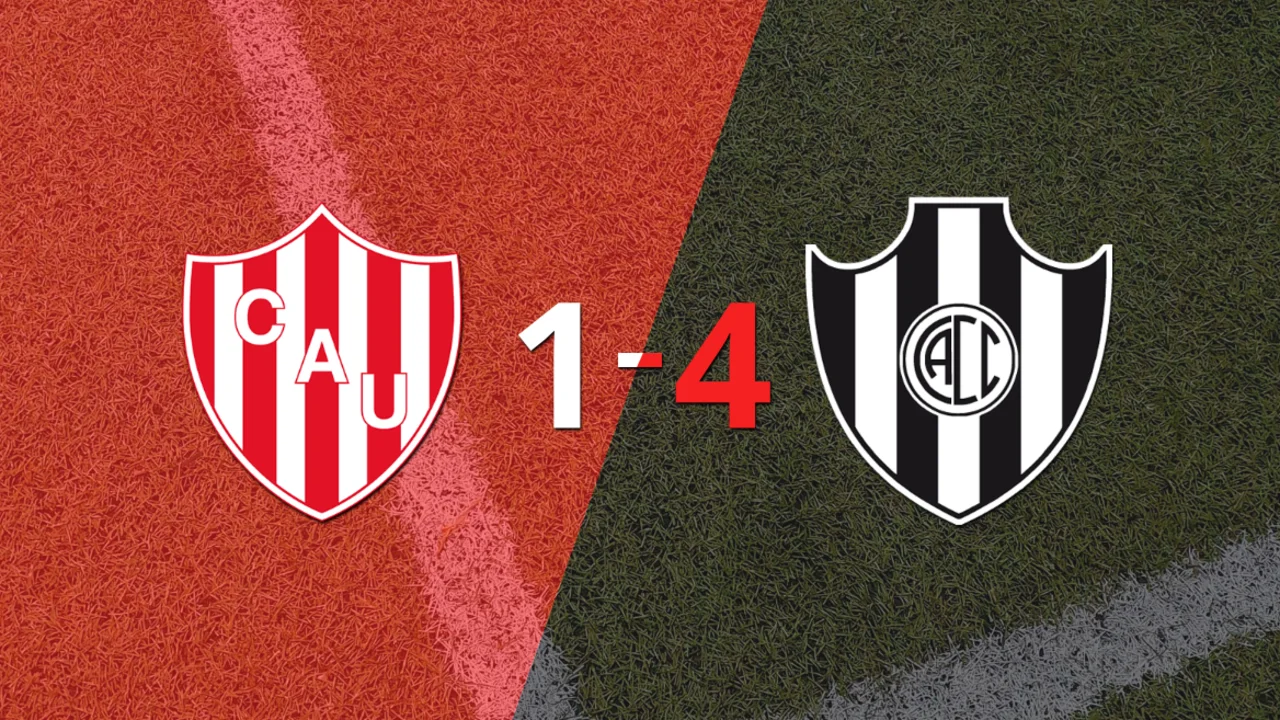 Con triplete y gran actuación de Renzo López, Central Córdoba (SE) goleó a Unión