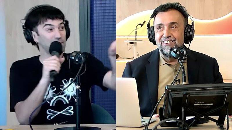 Pedro Rosemblat, más conocido como "El Cadete", se reencontró con Roberto Navarro y volvió a El Destape con un divertido juego