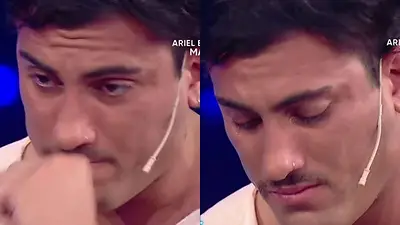 Tomás Holder, participante de Gran Hermano llora en Telefe Tomás Holder, participante de Gran Hermano llora en Telefe