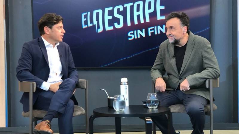 Axel Kicillof, Roberto Navarro en El Destape Sin Fin