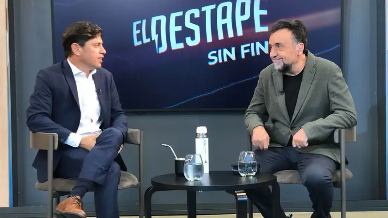 Axel Kicillof, Roberto Navarro en El Destape Sin Fin