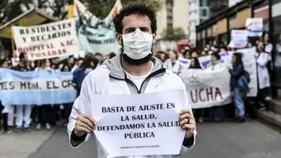 Paro de médicos residentes y concurrentes porteños. Paro de médicos residentes y concurrentes porteños.