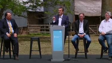 Massa anunció beneficios para un sector del campo 