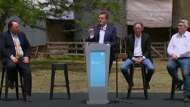 Massa anunció beneficios para un sector del campo 