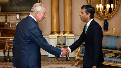 Rishi Sunak, Carlos III Rishi Sunak, Carlos III