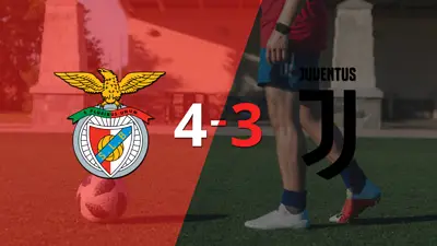Rafa Silva marca un doblete en la victoria 4-3 de Benfica ante Juventus Rafa Silva marca un doblete en la victoria 4-3 de Benfica ante Juventus