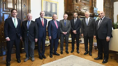 El presidente Alberto Fernández recibió a Marc Stanley y una delegación del Congreso estadounidense El presidente Alberto Fernández recibió a Marc Stanley y una delegación del Congreso estadounidense