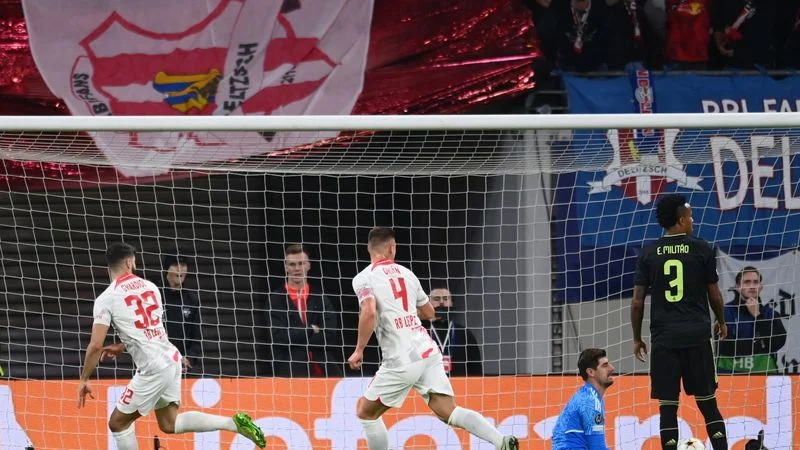 El Leipzig se acerca a los octavos de final de Champions tras vencer al Real Madrid
