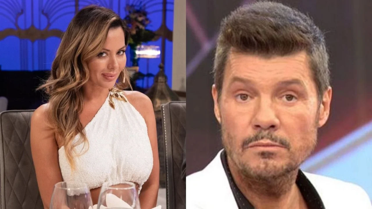 Marcelo Tinelli. Karina Jelinek