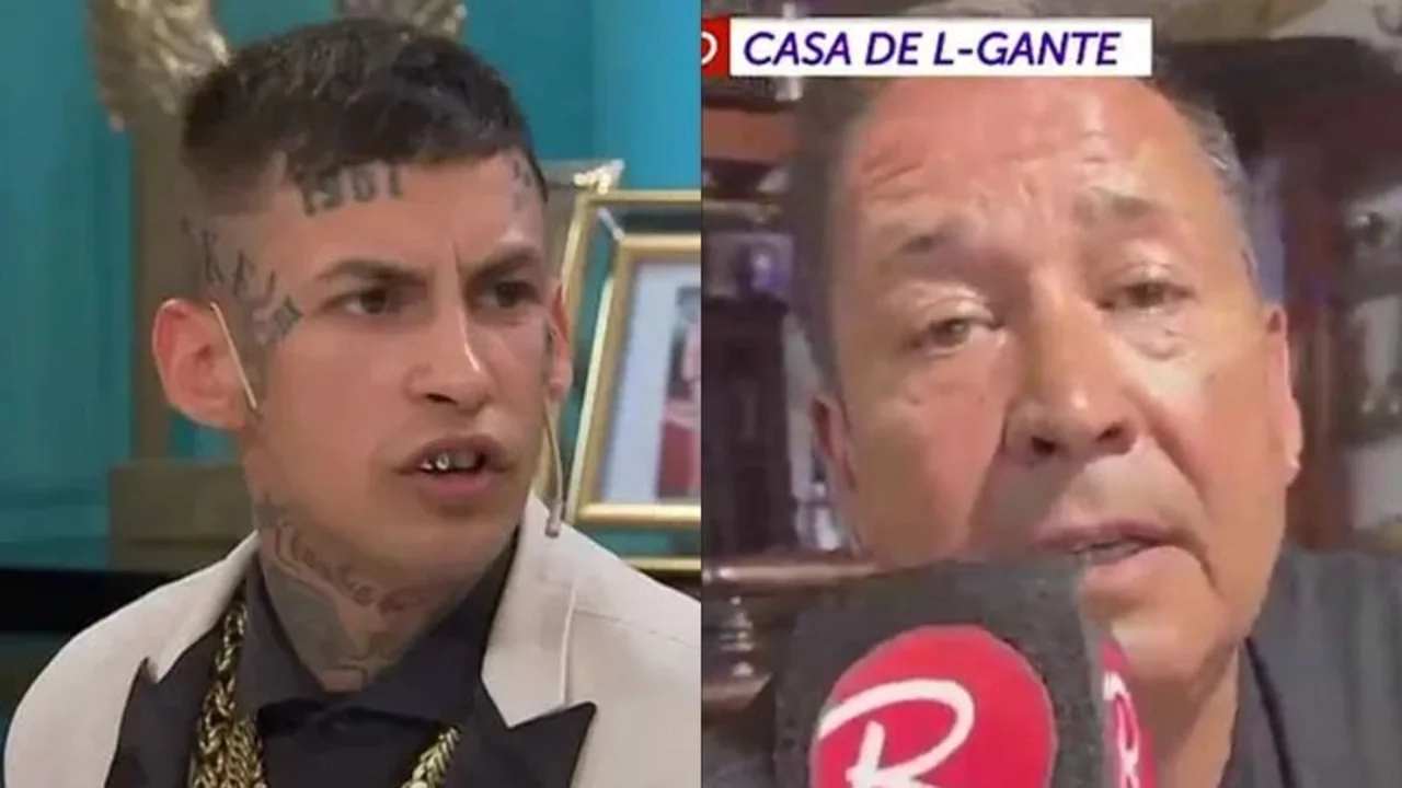 L-Gante y su padre Miguel Ángel Prosi