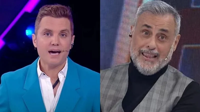 Santiago Del Moro y Jorge Rial.