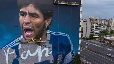 YPF inaugurará el mural más grande del mundo dedicado a Diego Maradona YPF inaugurará el mural más grande del mundo dedicado a Diego Maradona