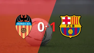 Por la mínima diferencia, Barcelona se quedó con la victoria ante Valencia en el estadio Mestalla Por la mínima diferencia, Barcelona se quedó con la victoria ante Valencia en el estadio Mestalla