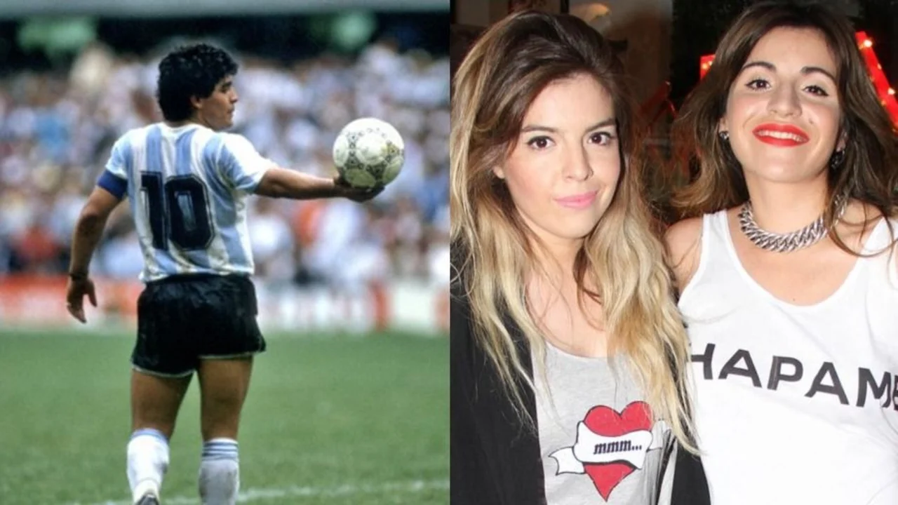 Diego Maradona, Dalma Maradona, Gianinna Maradona, Selección Argentina, Napoli, fútbol, deportes