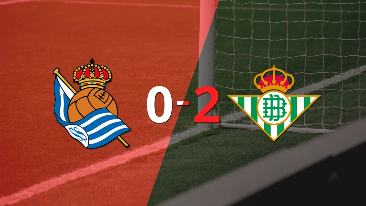 Betis, de visitante, derrotó 2-0 a Real Sociedad