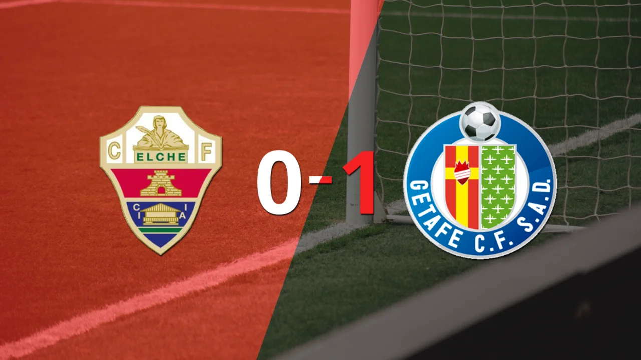 Con lo justo, Getafe derrotó a Elche en su casa
