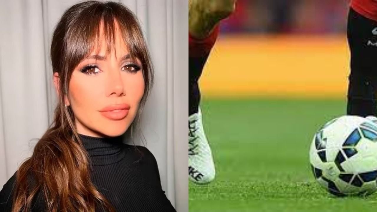 Romina Uhrig y las piernas de un futbolista