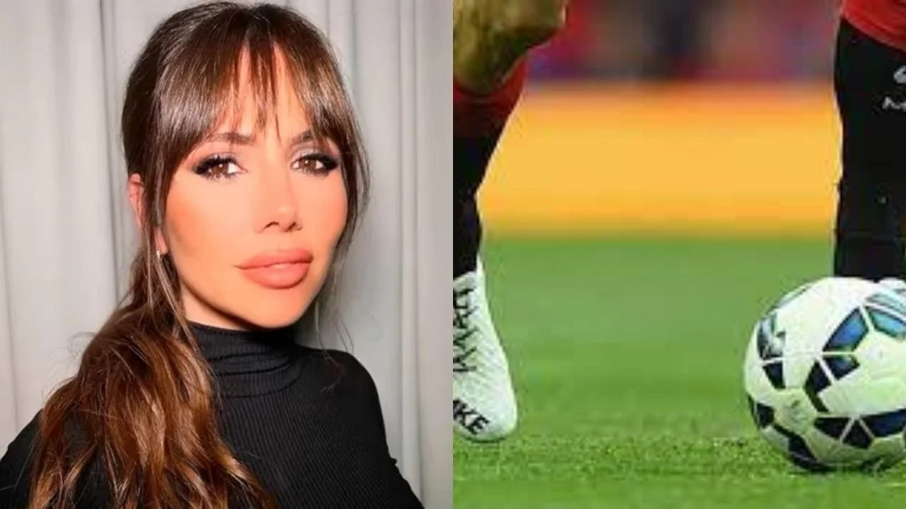 Romina Uhrig y las piernas de un futbolista