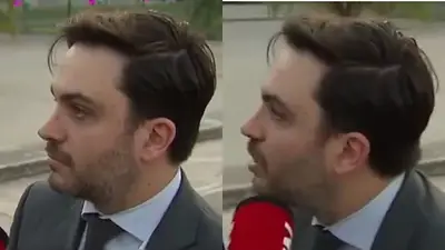 La pregunta de un periodista que hizo estallar a Ramiro Marra antes del debate. La pregunta de un periodista que hizo estallar a Ramiro Marra antes del debate.