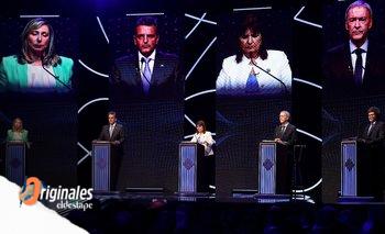 En un debate presidencial previsible, los candidatos jugaron a no cometer errores | Elecciones 2023