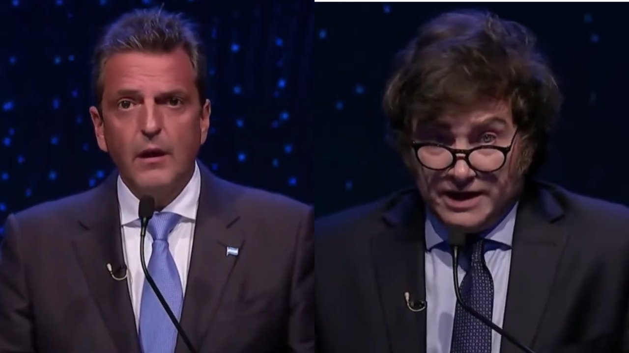 Qué dijo Javier Milei del papa Francisco, el tema que llevó Massa al debate presidencial.